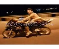 Fizemos sexo na praça e em cima da moto